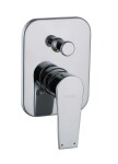 Kielle - Harmonia Sprchový set s baterií pod omítku, pro 2 spotřebiče, s příslušenstvím EcoSpare a tělesem, chrom 20623SP100