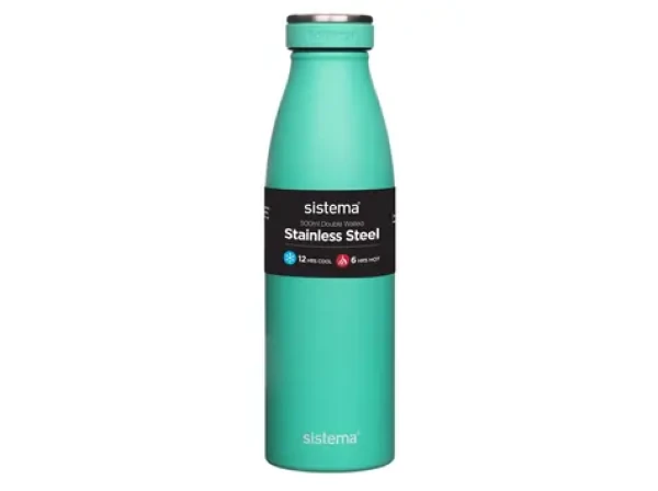 Sistema Hydrate Stainless Steel Termoláhev 500 ml mátová (8592001419612)
