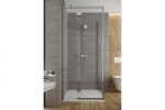 CERSANIT - Sprchové dveře s panty CREA 90x200, pravé, čiré sklo S159-006
