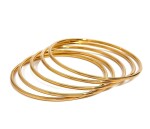 ELENYS Bangle Steel set – sada náramků z prémiové oceli Délka náramku: Průměr 6 cm / obvod cca 18,8 cm