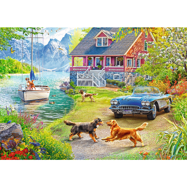 Puzzle Letní relax 2x500 dílků