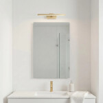 REA - Koupelnové nástěnné LED svítidlo APP1863-1W 40cm BRUSH GOLD OSW-66016