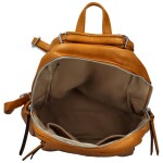 Stylový dámský koženkový kabelko/batoh Cedra, žlutý