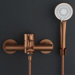 REA - Vanová nástěnná baterie Ontario Brush Copper REA-B0973