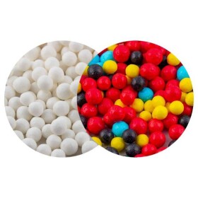 SweetArt cukrové perly bílé a Cars mix 7 mm (120 g)