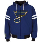 G-III Pánská Mikina St. Louis Blues Carl Banks Legend Reversible Hoodie Velikost: S