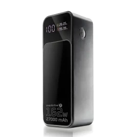 Powerbanka 27 000 mAh černá / Powerbanka / 162,5 W / 2x USB-C / 1x USB-A / QC4+/PD3.1 / LCD displej se svítilnou (EB-27Q)