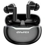 AWEI T50 ENC černá / Bezdrátová sluchátka / do uší / ENC / Bluetooth 5.3 / IPX6 / dobíjecí pouzdro (T50 ENC)