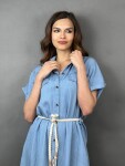 HOSH Košilové šaty Yesenia Velikost: UNI, Barva: Světle modrá