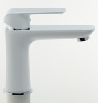 NOVASERVIS Umyvadlová baterie bez výpusti Nobless Tina bílá/chrom 38001/1,1