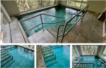 Keramická bazénová dlažba MISTERY Blue Stone 31x62,6x0,9 cm hladká/protiskluz, cena za 1m2 Povrch: