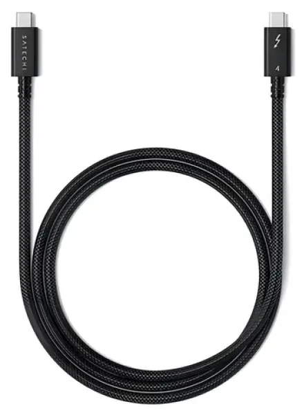 Satechi Thunderbolt 4 Pro Cable Space Gray / Kabel / Thunderbolt 4 / 8K/60Hz / 240 W / 1 m (ST-YTB100K)