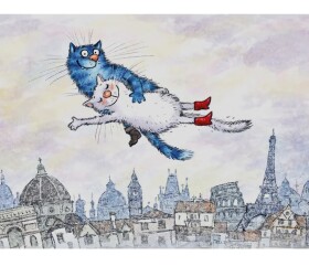 Antistresové omalovánky TSvetnoy TSvetnoy, LG279e, Diamond painting - diamantové malování, 40 x 50 cm, Kočky - Jen si tak létat