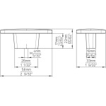 Siro Nábytková knopka 2411 černá mat (S14062)