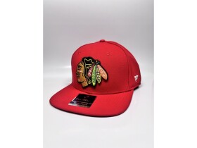 Fanatics Pánská kšiltovka Chicago Blackhawks NHL A/CAP Structured Mid Crown Adjustable Square Visor Snapback
