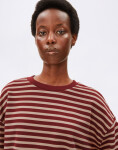 Armedangels Frankaa Maarlen Stripe 3677 velvet red-honey reed S