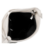 Trendy dámská koženková crossbody kabelka Tira, béžová