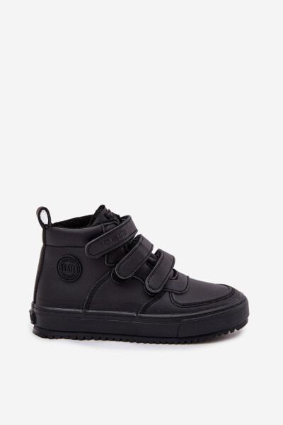 Zateplené boty sneakers pro děti na suchý zip Big Star SS374070 Černé 30