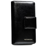Trendy dámská koženková peněženka Peterson Gerita, černá