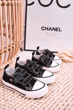 Dětské Tenisky Na Suchý Zip BIG STAR HH374200 Černé 18