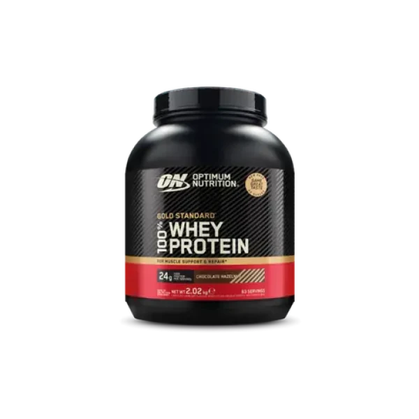 100% Whey Gold Standard - Optimum Nutrition (čokoláda lískový oříšek, 2010 g) (4248-255-2016g-chocolatehazelnut)