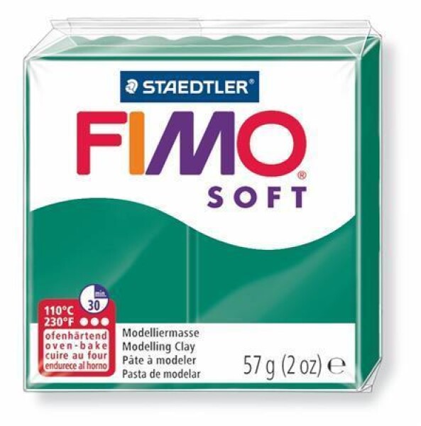 FIMO soft 57g - tmavá zelená