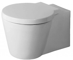 DURAVIT - Starck 1 Závěsné WC, WonderGliss, bílá 02100900641