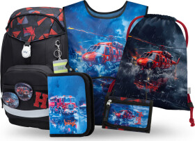 5 SET Airy Plus Záchranáři: batoh, penál, sáček, zástěra, peněženka
