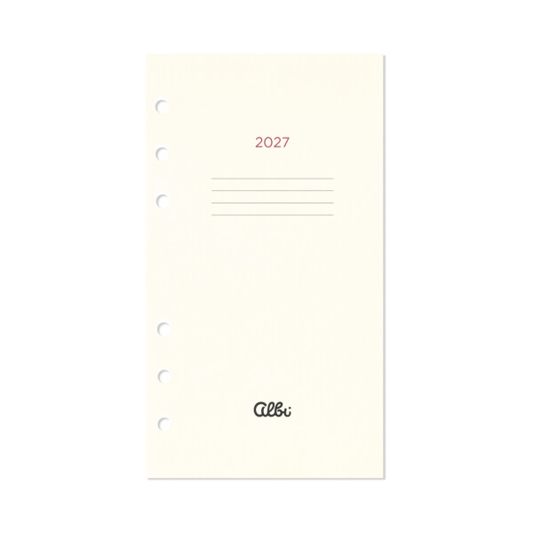 Náplň do plánovacího diáře na rok 2027 - Albi