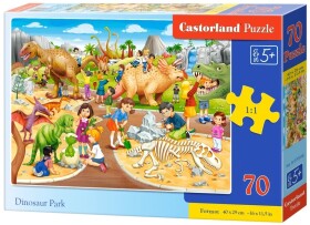 Puzzle Castorland 70 dílků premium - Dinopark