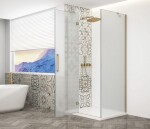 GELCO - TRINITY GOLD obdélníkový kout 900x1200 levý, matné sklo, GT5612-90ML-G GT5612-90ML-G