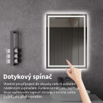 CERANO - Koupelnové LED zrcadlo Interno - 60x80 CER-429361