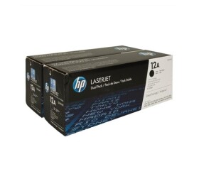 HP 12A Black 2-pack LJ Toner Cart, Q2612AD (2,000 / 2,000 pages) - originální EDF_692142