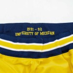 Mitchell & Ness Pánské kraťasy Michigan Wolverines NCAA 1991-92 Authentic Shorts Velikost: S