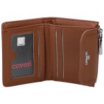 Trendy dámská mini koženková peněženka Coveri Bobbi, hnědá