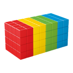 Geomag Magicube Full Color 128 dílků