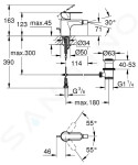 GROHE - Get Bidetová baterie s výpustí, chrom 32885000