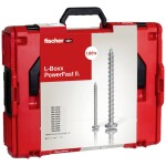 Fischer 561799 - Vrut konstrukční do dřeva pr. 6 x 160 mm s talířovou hlavou TX 30 pro dřevostavby, FPF II WTP - bílý zinek