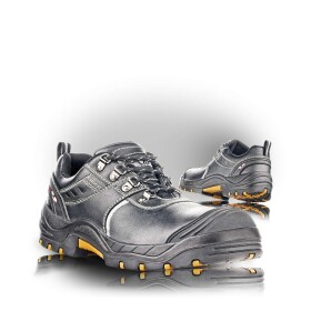 Polobotka ANDORRA 2315-S3 pracovní bezpečnostní celokožená, ocelová tužinka + planžeta 44 černá