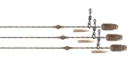 FOX Heli-Clip Rigs Edges Camo Submerge / Kaprový návazec / 40 lb / 75 cm / 3 ks (CRT007)