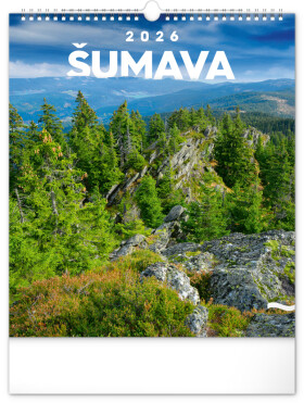Kalendář 2026 nástěnný: Šumava 30 x 34 cm