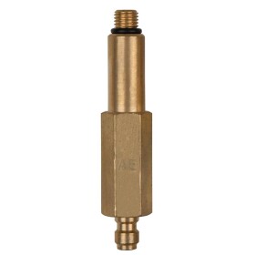 KS Tools 150.2345 Adaptér (dlouhý), závit M8 x 1,0 a 1/4 přípojka na hadici s těsnicím kroužkem