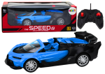 Mamido Sportovní RC auto na dálkové ovládání 1:18 modré