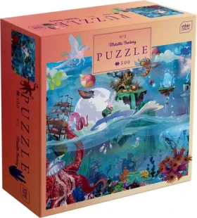 INTERDRUK Puzzle Mettalic Fantasy: Říše divů
