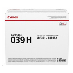 Canon TONER CRG 039 černý pro i-Sensys LBP 351 a 352 (11 000 str.) - originální EDF_543013