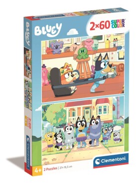 Puzzle Bluey 2x60 dílků - Clementoni