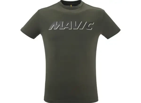 Mavic Corporate Logo pánské triko krátký rukáv Army Green vel. M