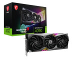 MSI GeForce RTX 4090 GAMING X TRIO 24G / 2610 MHz / 24GB GDDR6x / 384 bit/ 1x HDMI+3x DP / (16) (RTX 4090 GAMING X TRIO 24G)