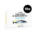 Steak z tuňáka ve slunečnicovém oleji - GymBeam (10 x 110 g) (105853-2-10x110g)