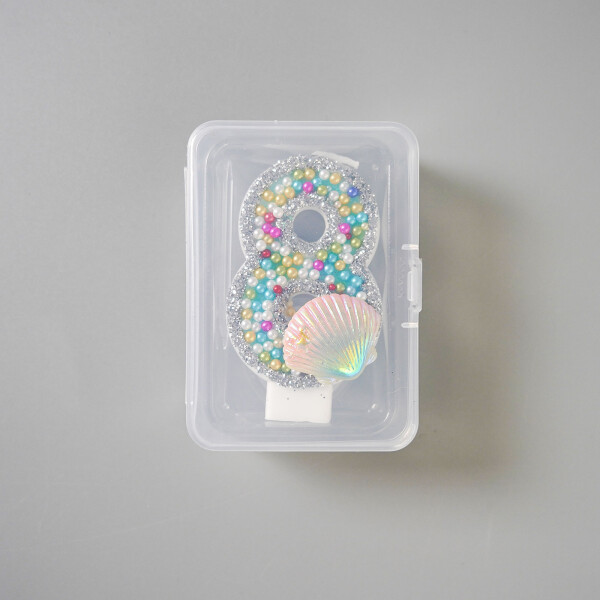 Dortová svíčka Oceán perly č.8